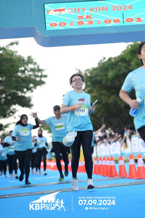 Race photo from KBP City Run 2024