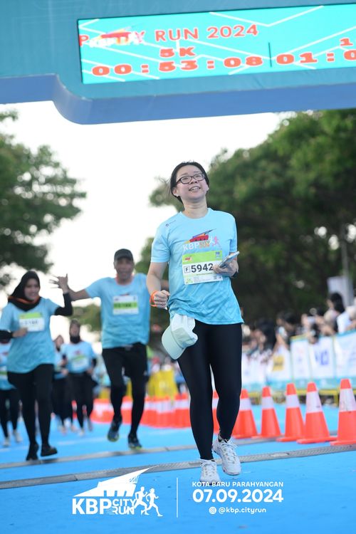 Race photo from KBP City Run 2024