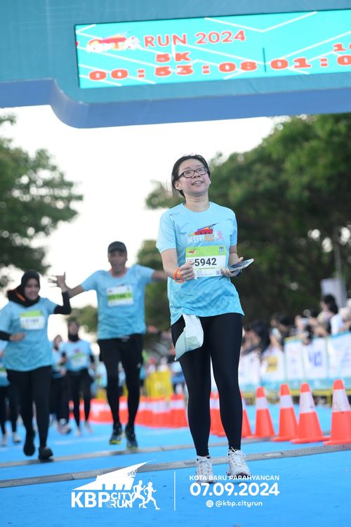 Race photo from KBP City Run 2024