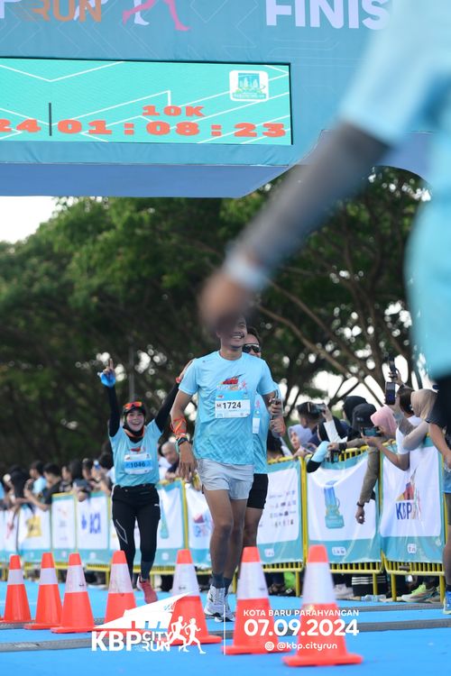 Race photo from KBP City Run 2024