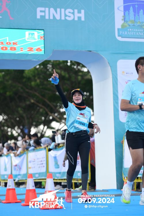 Race photo from KBP City Run 2024