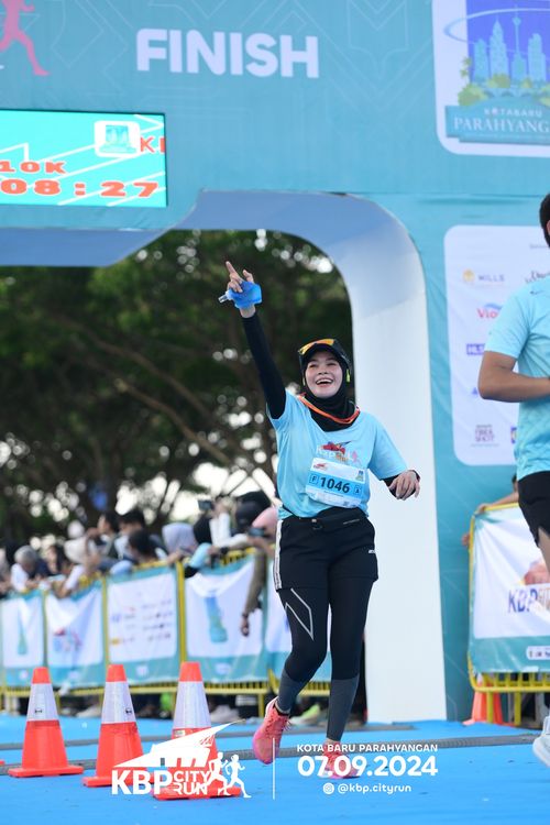 Race photo from KBP City Run 2024