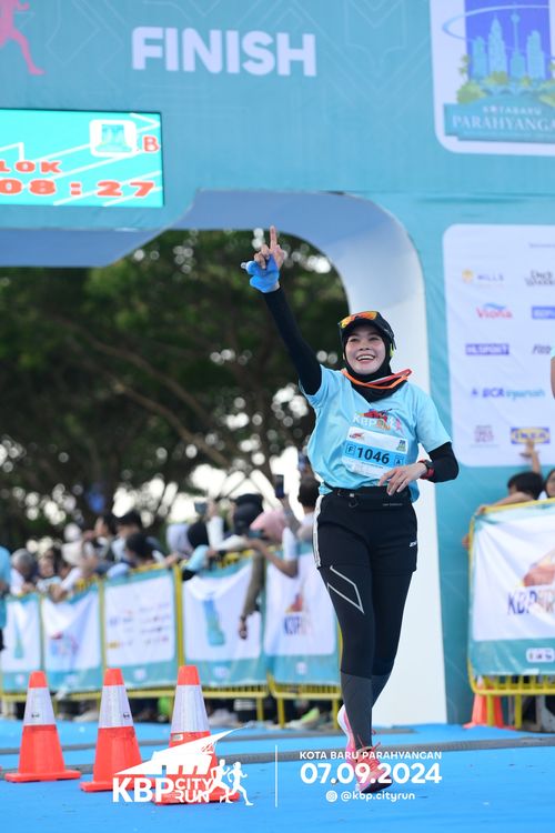 Race photo from KBP City Run 2024