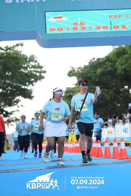 Race photo from KBP City Run 2024