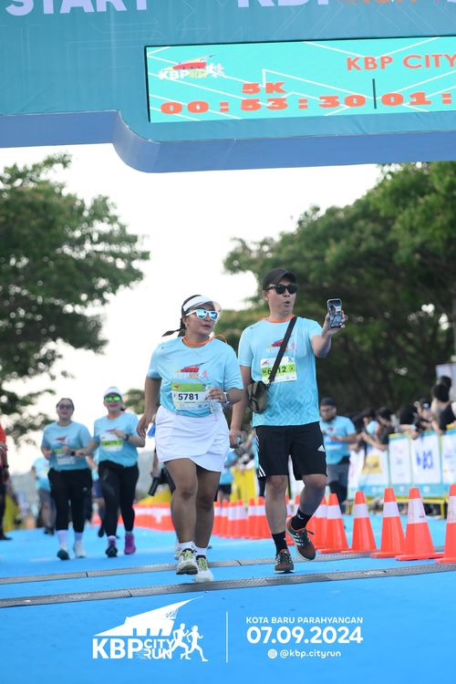 Race photo from KBP City Run 2024