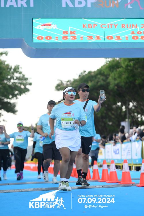 Race photo from KBP City Run 2024