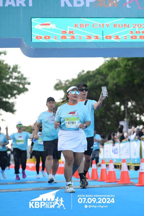 Race photo from KBP City Run 2024