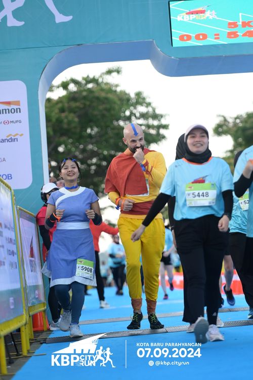 Race photo from KBP City Run 2024