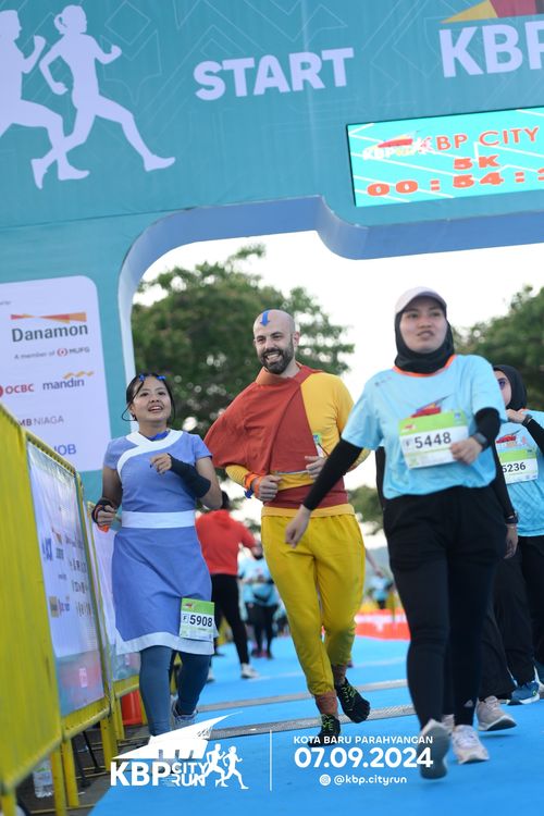 Race photo from KBP City Run 2024