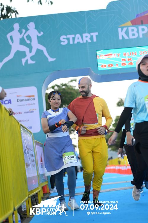 Race photo from KBP City Run 2024