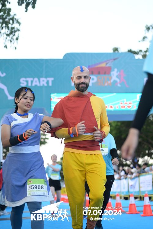 Race photo from KBP City Run 2024