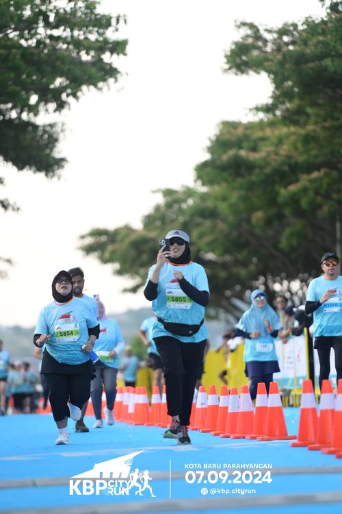 Race photo from KBP City Run 2024