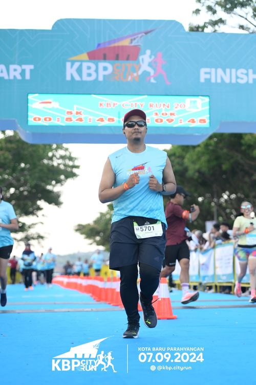 Race photo from KBP City Run 2024