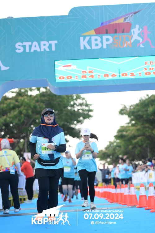 Race photo from KBP City Run 2024
