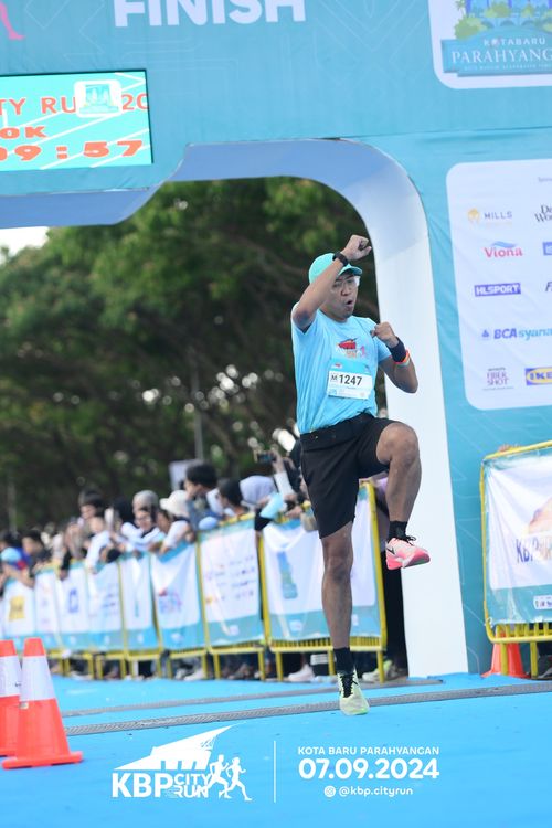 Race photo from KBP City Run 2024