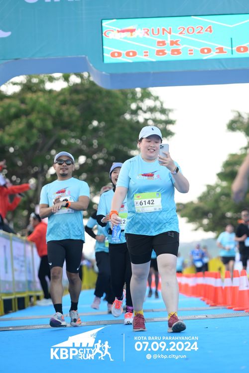 Race photo from KBP City Run 2024