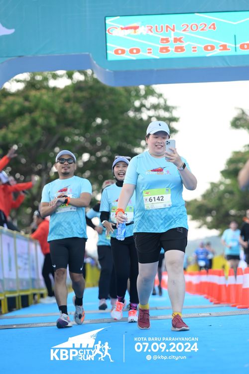 Race photo from KBP City Run 2024
