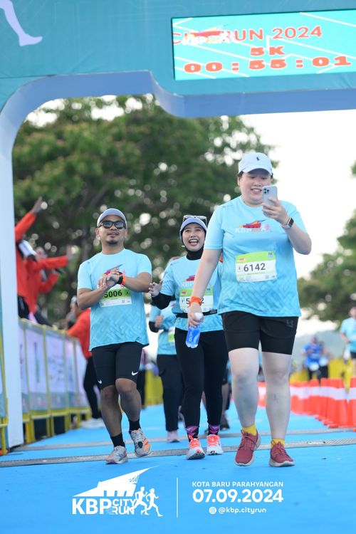 Race photo from KBP City Run 2024