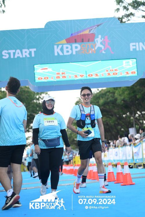 Race photo from KBP City Run 2024