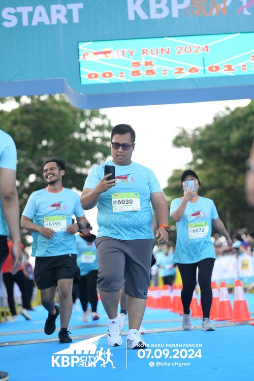 Race photo from KBP City Run 2024