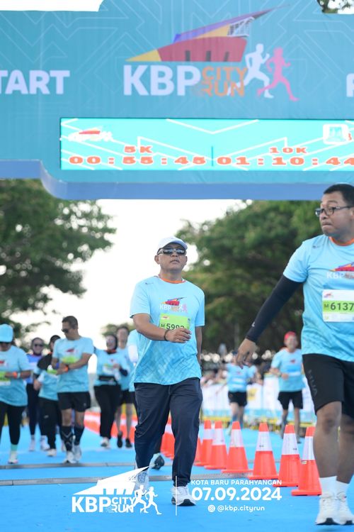 Race photo from KBP City Run 2024