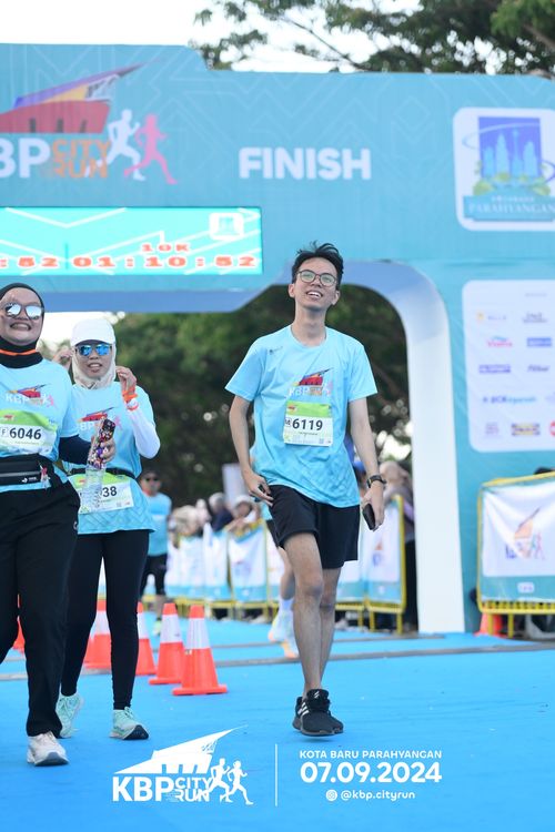 Race photo from KBP City Run 2024