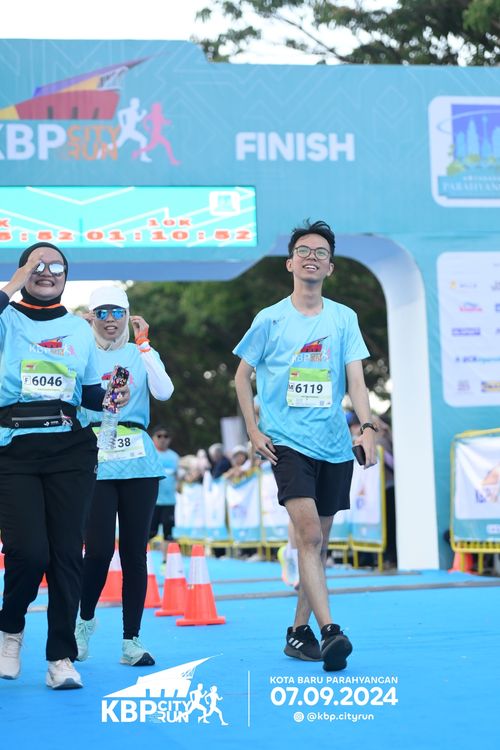 Race photo from KBP City Run 2024