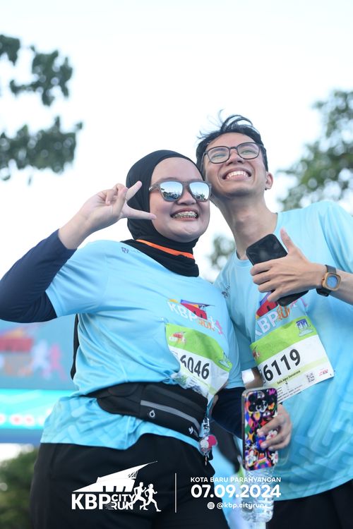 Race photo from KBP City Run 2024