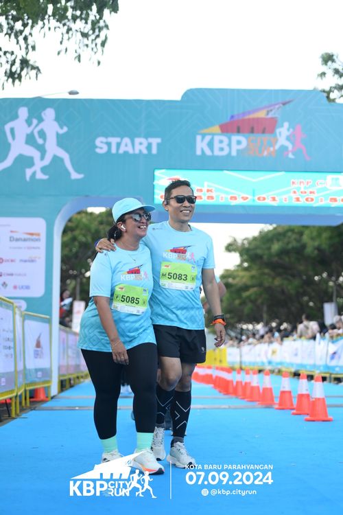 Race photo from KBP City Run 2024
