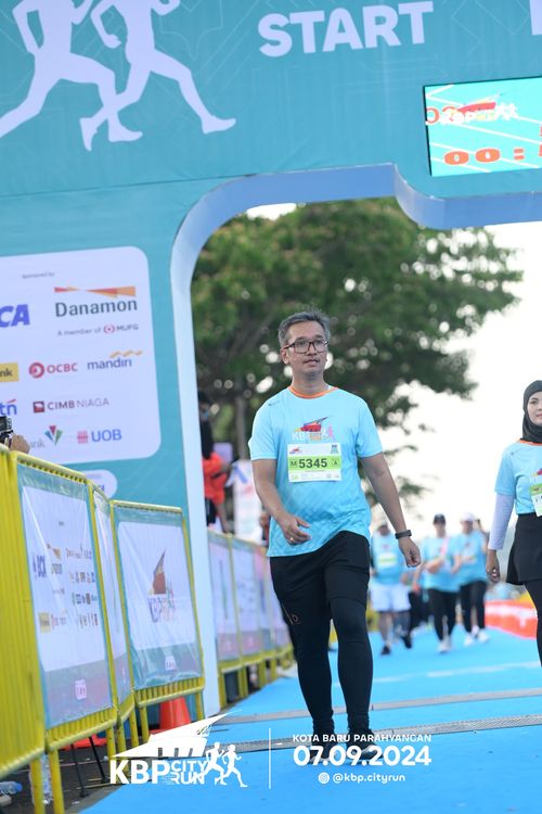 Race photo from KBP City Run 2024