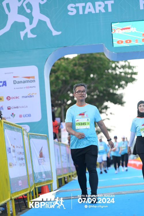 Race photo from KBP City Run 2024