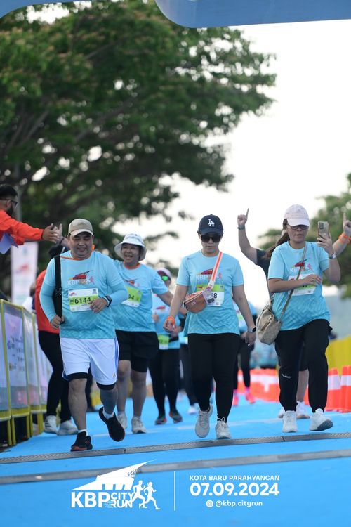 Race photo from KBP City Run 2024