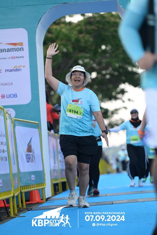 Race photo from KBP City Run 2024