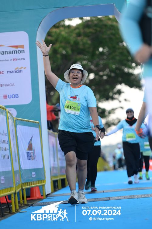 Race photo from KBP City Run 2024
