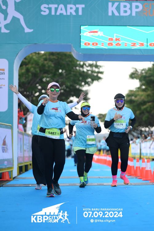 Race photo from KBP City Run 2024