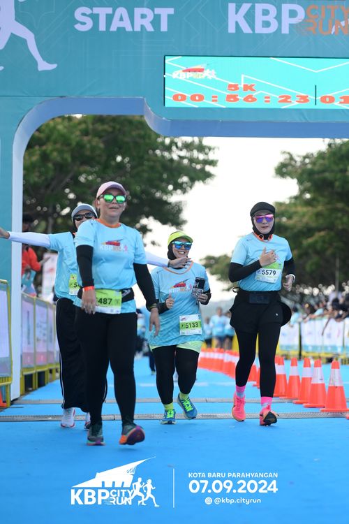 Race photo from KBP City Run 2024