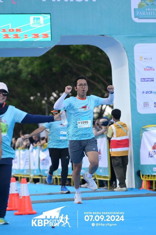 Race photo from KBP City Run 2024