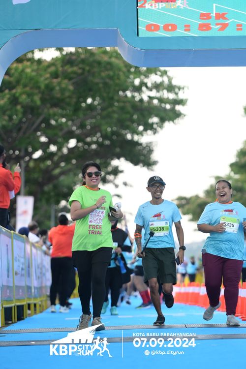 Race photo from KBP City Run 2024