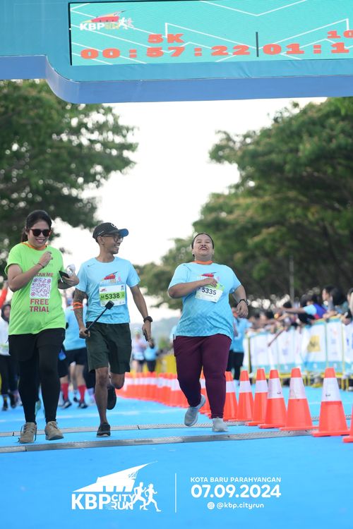 Race photo from KBP City Run 2024
