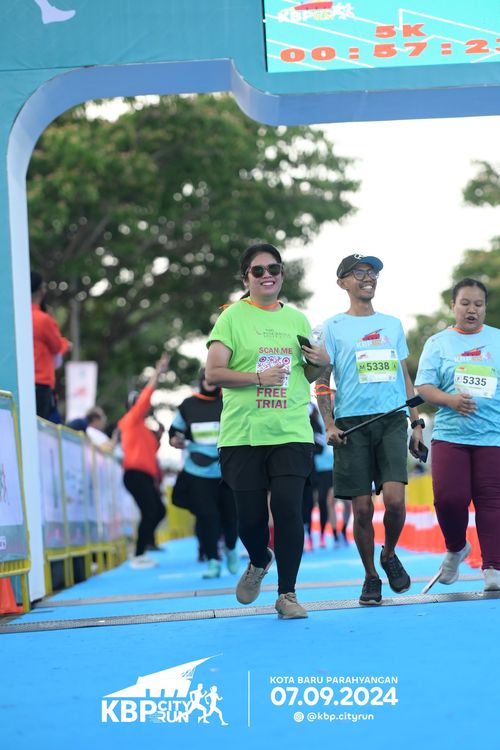 Race photo from KBP City Run 2024