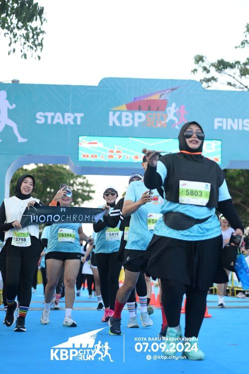 Race photo from KBP City Run 2024