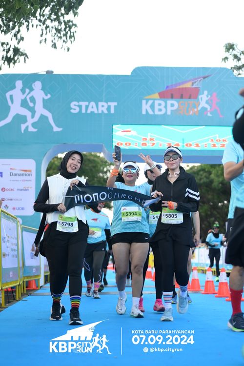 Race photo from KBP City Run 2024