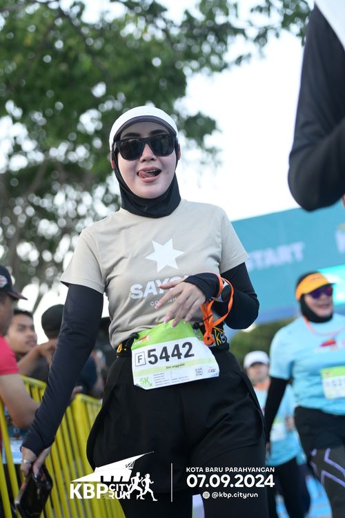 Race photo from KBP City Run 2024