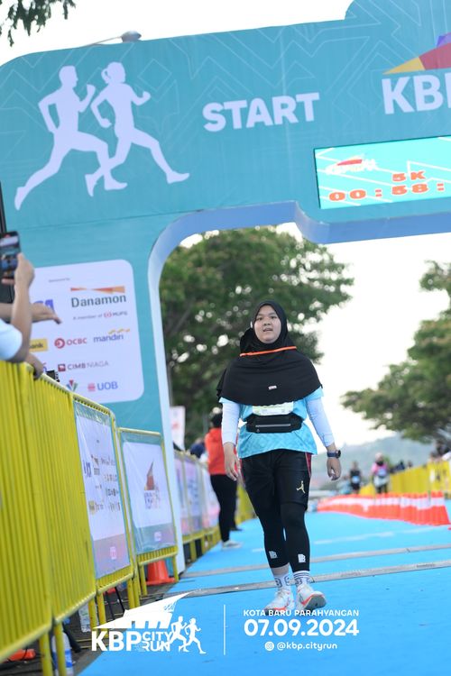 Race photo from KBP City Run 2024