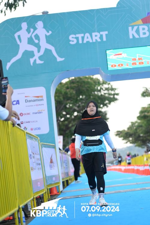 Race photo from KBP City Run 2024