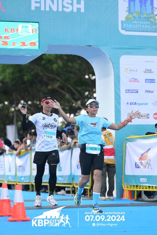 Race photo from KBP City Run 2024