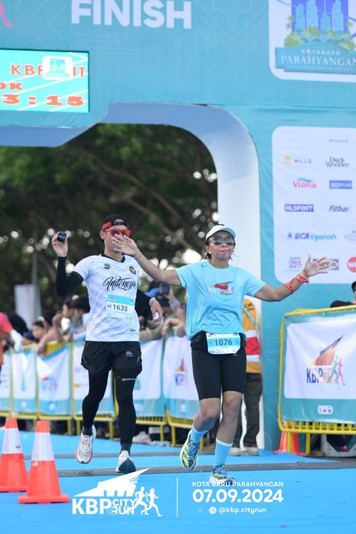 Race photo from KBP City Run 2024