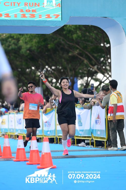 Race photo from KBP City Run 2024