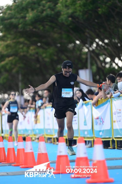 Race photo from KBP City Run 2024