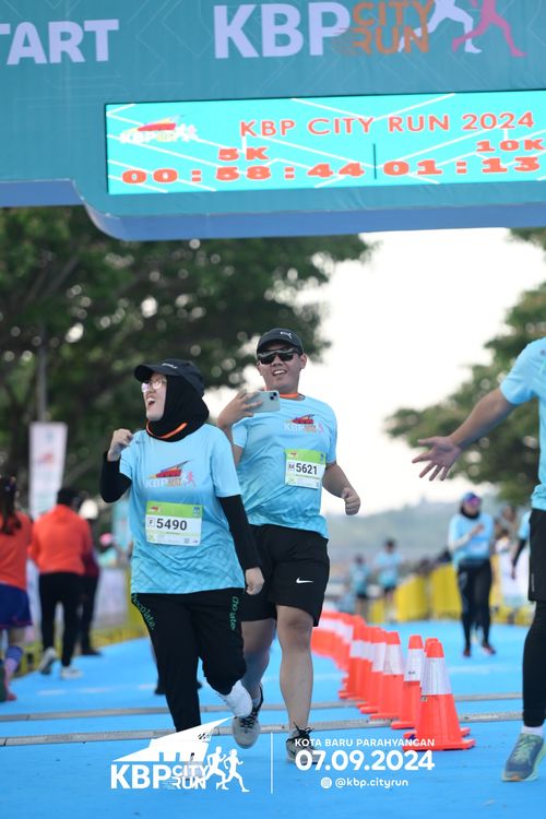 Race photo from KBP City Run 2024